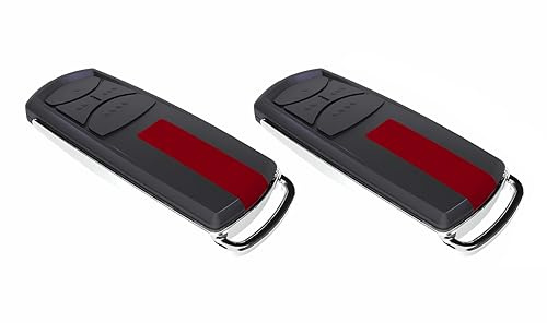 AG MATIC Telecomando da garage per Chamberlain/Liftmaster TX4EVF, TX2EV, TX4EV, TX2REV, TX4REV, TX4REV-F, LM60EV, LM60EVS, LM80EV, LM80EVS, LM100EV, LM100EVS Evolution Code 868 MHz (confezione da 2)