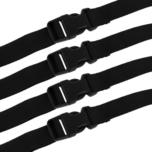 Ratchet Tie Down Straps, Heavy Duty Lashing Straps Adjustable Cam Buckle Tensioning Belts for Secure Cargo Transport - Ideal for Motorcycles, Trucks, Trailers, Luggage - 3M x 25mm, Black
