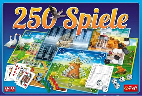 Brandsseller Spielesammlung Spieleklassiker 250 Spielmöglichkeiten
