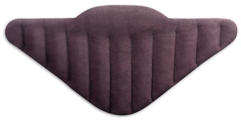 LESCHI XXL Körnerkissen für Mikrowelle (60x28 cm), 100% Bio Baumwolle und Bio Weizen, 11 Kammer Wärmekissen, Lila, anschmiegsames Schulterwärmer ideal bei Verspannungen an Schulter Nacken Hals Rücken