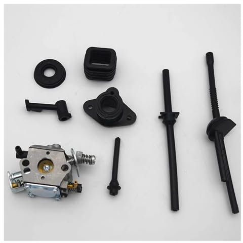 Carburatore Carb Tubo Olio Combustibile Adatto for Motosega 2500 25cc Ricambi for Motosega a Gas da Giardino