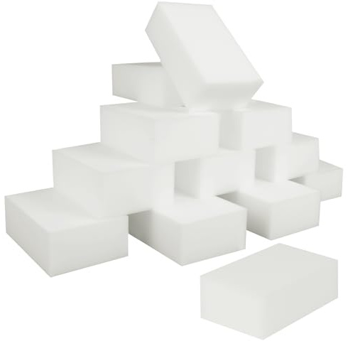 50 Pack Extra Large Eraser Sponge,Extra Thick and Long Lasting,Multi-Functional Household Cleaning Kitchen Dish Sponge for Furniture,Bathroom,Bathtub, Sink,Floor,Kitchen & Bathroom Scrub Pads