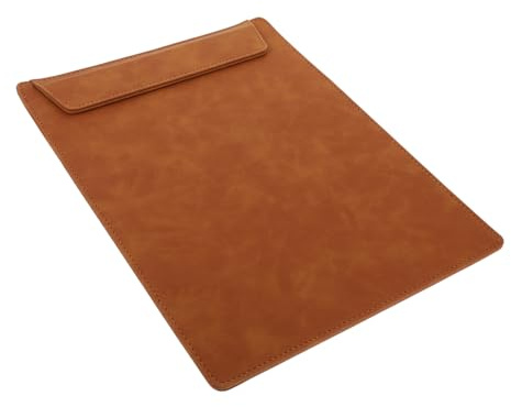 SAFIGLE Carpeta De Firma De Cuero Oficina Portapapeles Clip Para Documentos Organizador De Archivos Para Reuniones y Conferencias