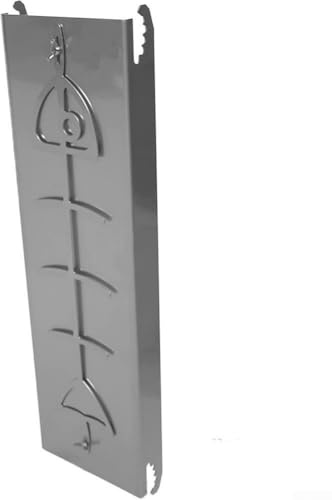 Soporte de salmón de llama de acero inoxidable para cuencos de fuego y barbacoas de hervidor que ofrece cinco posiciones de inclinación ajustables y rotación de 180 grados para una distribución