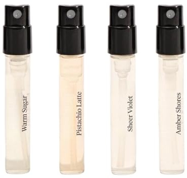 Set di 4 profumi per capelli, spray profumato per donne, leggera e rinfrescante, formula delicata sulla pelle, mantiene i capelli e i cuscini profumati tutto il giorno