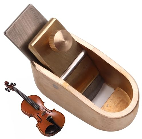 Outils de luthier en laiton, micro raboteuse incurvée à lame de 14 mm, mini plan chanfrein, plan bloc à angle bas pour violon, alto, violoncelle, instrument en bois