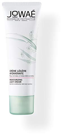Jowaé Crema Viso Idratante Leggera con Acqua di Fiori di Sakura per Pelle da Normale s Mista, Anche Sensibile, Formato da 40 ml