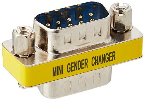 Link LKADAT123 Mini Adattatore 9 Poli Maschio/Maschio Gender Changer