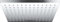 hansgrohe Duschkopf Vernis Shape, Kopfbrause Regendusche mit 1 Strahlart, Chrom