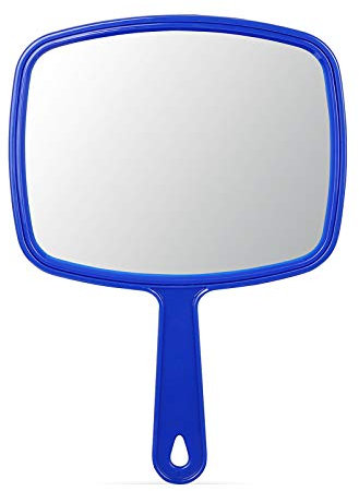 OMIRO Hand Mirror, Handheld Mirror with Handle, Union Jack Blue