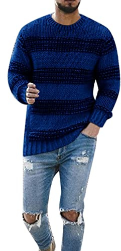 Maglione da uomo maglione da uomo casual a righe maglione da uomo scollo rotondo maglione lavorato a maglia per maglione da uomo cord cappotto corto tempo libero maglione lavorato a maglia maglione a