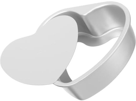 FELTECHELECTR Stampo Per Torta Forma Di Cuore Teglia in Lega Di Alluminio Stampo Per Torta Da Forno Distribuzione Uniforme Del Calore Facil Pulire Rimuovere