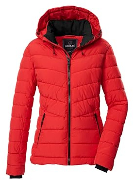 G.I.G.A. DX Donna Giacca trapuntata/funzionale in piuma d'oca con cappuccio senza zip GW 32 WMN QLTD JCKT, modern red, 50, 43537-000