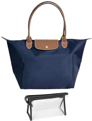 Stume Da Spalla Da Donna Da Donna, Borsa Per Trucco Trasparente Da 1 Pezzi, Borsetta Di Grande Capacità, Borsa A Tracolla Leggera, Adatta Per Viaggi, Pendolarismo, Shopping.