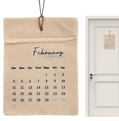 Jahreskalender 2025 - Familienplaner 2025 2026 - Geburtstagskalender Für Familien | Monatlicher Canvas Family Planer Kalender | Desktop- Und Wanddekoration Mit Retro Ornamenten Für Männer & Frauen, Tä