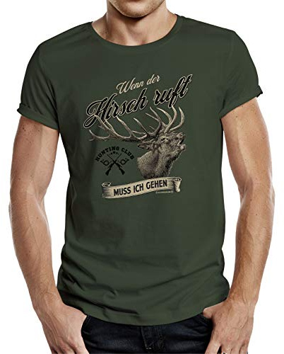 T-Shirt für Jäger - Wenn der Hirsch Ruft muss ich gehen