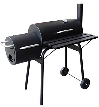Barbecue a carbonella affumicatore con ruote da campeggio grigliata di design americano