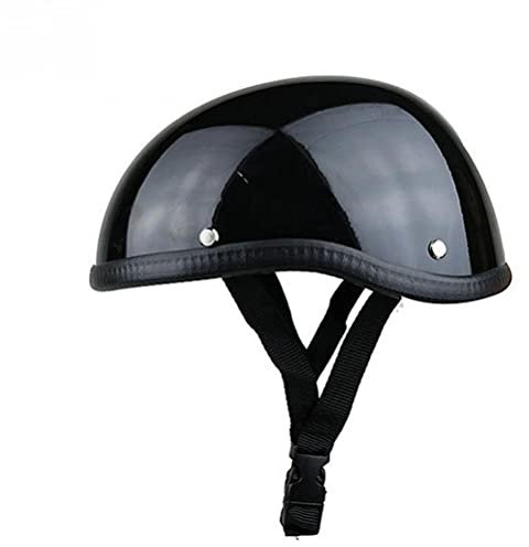Tianbi Vintage Motorcycle Half Helmet, Retro Summer Half Helmet for Men and Women Adults