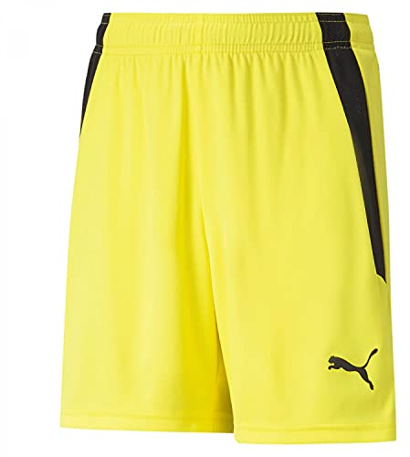 PUMA Unisex Baby Teamliga Jr Shorts, Fluo Gelb - Pu, 152 EU