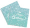 Servietten Happy Birthday, 40 Stück Blau Diamant Geburtstag Serviette,Papierservietten Paper Napkins,33 X 33 Cm Tischdeko Geburtstagsservietten Für Geburtstagsparty Dekoration(Blau)