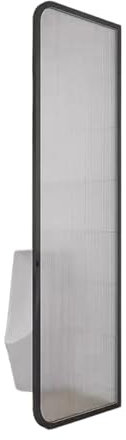 Urinal Trennwand Glass Privatschutzscheibe für Badezimmer, Multifunktional und Verstellbar, Geeignet für Kinder, Erwachsene und Senioren(Black-150 * 40)