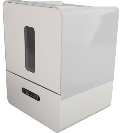 Bewinner Distributore di Asciugamani di Carta Automatica, Montaggio a Parete Senza Touch Smart Elettrico per Asciugamano di Carta con Luce Notturna, Ideale per Bagno, Hotel, Dispensatore di (GRAY)