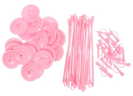 Toyvian 20 Pièces Microphone Miniature avec Support Accessoires pour Maison de Poupée Modèle Musical Réaliste Plastique Résistant Décoration Multifonctionnelle pour Jouets et Bureaux