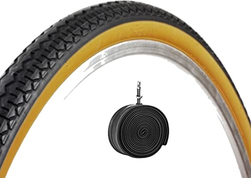 Deestone EBB26PXD 1 Camera d'Aria + 1 COPERTONE Nero para per Bici Bicicletta Olanda 26 X 1 3/8 (37-590)