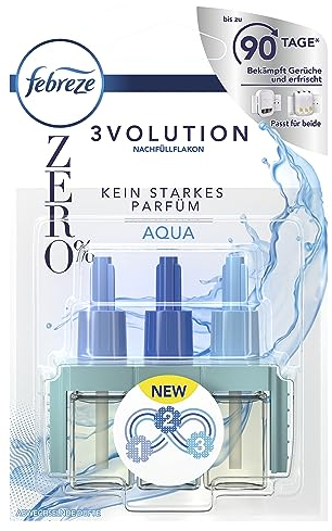 Febreze 3Volution Duftstecker ZERO% Aqua, Nachfüller, Raumduft Und Lufterfrischer