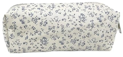 MHwan Federmäppchen, Stilvolles Mäppchen im frischen Blumenstil, Leicht und Tragbar, Kann Als Stiftemäppchen, Kosmetiktasche, Geeignet für Schule, Büro, Mädchen, Studenten