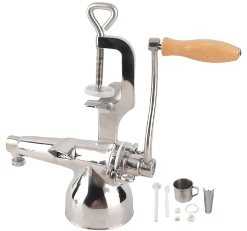 Mtlavishness Stainless Steel Wheat Grass Juicer Manuell handdriven juicepress för färska, hälsosamma gröna drycker och grönsaker