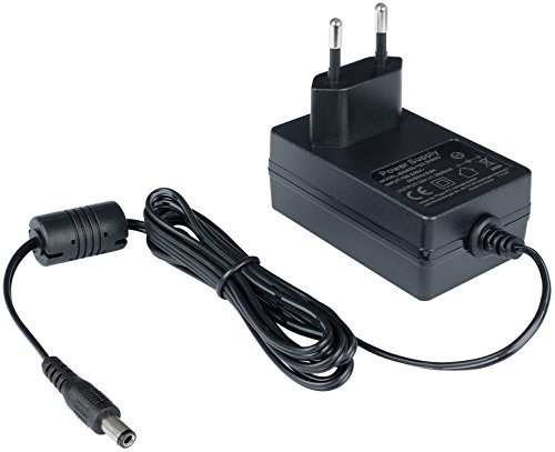 Poppstar Alimentatore CA CC Alimentazione 12V 2A (spinotto diametro 5,5/2,1mm) Trasformatore Universale con Cavo 150 cm