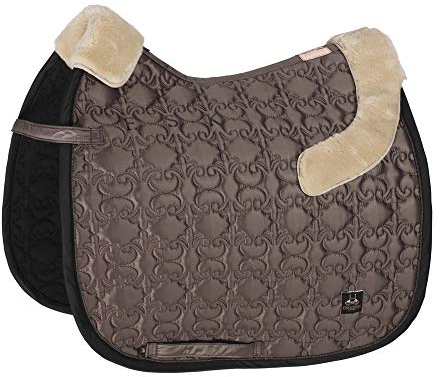 Eskadron Heritage Schabracke INNOPAD Satin FAUXFUR, Black - Lurex Form Vielseitigkeit