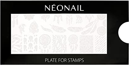 NÉONAIL Stamping Plate 04 - Stamping Platte - Schablonen Platte - Nail Art - Nageldesign Nagel Stempel Schablone - French Nails Schablone - Nagelkunst Stempel