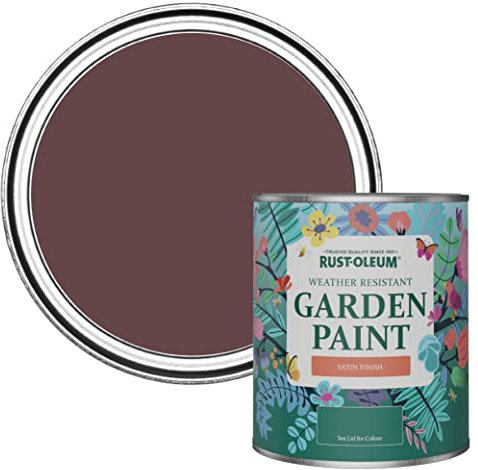 Rust-Oleum Purple Mould-Resistant Garden Paint In Satin Finish - Mulberry Street 750ml