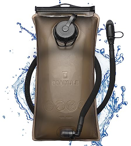 BBAIYULE® Trinkblase 3 Liter,Wasserblase 3L für Trinkrucksack, Wasserblase & Trinkbeutel zum Wandern I Trinksystem BPA frei I leichte Rucksack Trinkblase