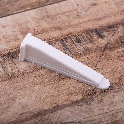 MIVOS Système de nivellement - 100 pièces - Cale - Aide à la pose - Clips - Outillage carrelage, Aide à la pose de carrelage - Aide à la pose pour un joint parfait - Entretoise de nivellement