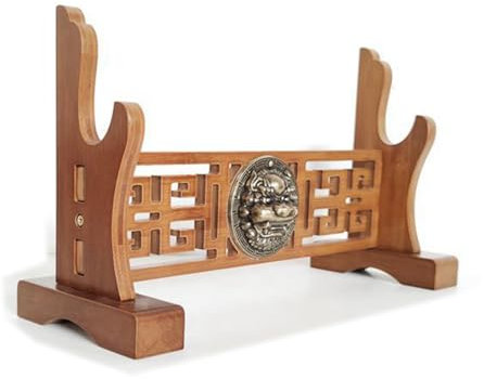 HJHUUA Support Katana en Bois Massif de 1 à 3 Niveaux,Porte-épée en Bambou,Support d'affichage de samouraï pour épées de samouraï,bokken,Katana,Wakizashi,Cadeau,épées de Tai Chi