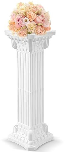 Colonne de mariage classique romaine 90 cm de style grec ornement décoratif support pot de fleurs
