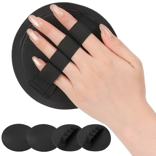 4 Pcs Round Exfoliating Glove, Skin Cleaner Silicone Exfoliator Polishing Mitt Body Scrubber Dead Skin Buffing Treatment for Shower Spa