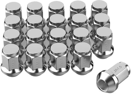 Bulloni cerchioni Compatibile con Ford per Fusion per Focus per Escape Dadi ruota 12x1.5 Dadi ruota cromati