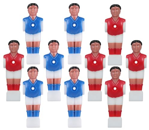 ibasenice 10 Piezas Accesorios para Máquinas De Futbolín De Jugador De Futbolín De Repuesto para Fútbol para Fiestas