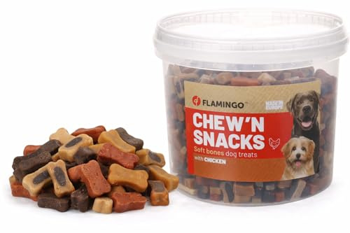 friandises pour Chien - Chew n Snack Mix Entrainement Poulet Agneau & Poisson - 1 4 kg - fabriqué en Europe