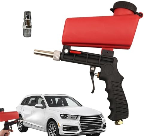 Máquina de Granallado de - Pistola de Chorreado Manual - Máquina de Chorreado a Alta Presión - Para Muebles, Industria Automotriz, Industria Metalúrgica, Hogar, Garaje, Taller y