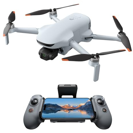 Potensic ATOM 3 drönare med 4K-kamera, 4K/60fps HDR-video, 8K-foto, 1/1,3 tum CMOS-sensor, 16 KM överföring, 3-axlig Gimbal, IA 2.0-spårning, Med-Tele, QuickShots, < 249 g, 40 Min Flyg, Drönare, C0