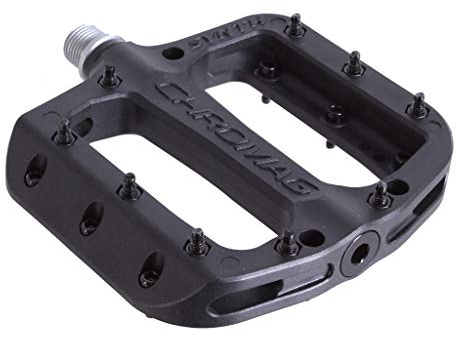 Chromag Synth Pedale MTB/Cycle/VAE/E-Bike für Erwachsene, Unisex, Schwarz, 110 x 107 mm