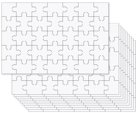 HDGSAFD Mini Puzzle en Bois De 10 Pièces pour Enfants, Bricolage et Décoration Personnalisée