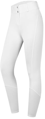 ELT Reithose Essential High Waist Silikon, weiß, Gr. 44