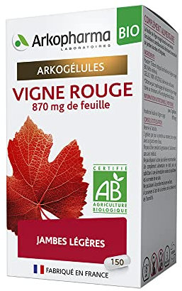 Arkopharma arkogélules vigne rouge bio 150 gélules
