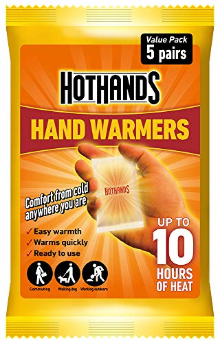 Hot Hands Hand Warmers - Pack Of 5 Pairs, Orange/Gold